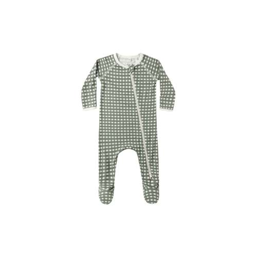Bamboo Zip Footie | Forest Check