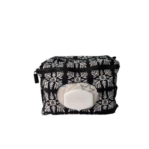 Black Quilt Toiletry Clutch