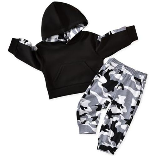 Toddler Baby Boys Camouflage Sweatsuit