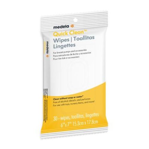 Medela® 30-Count Quick Clean™ Wipes - WHITE - 30 CT
