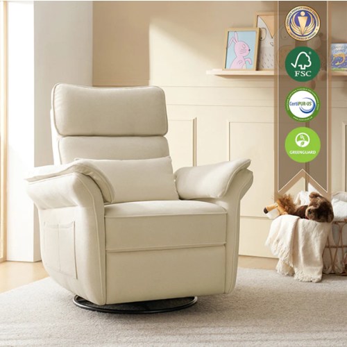 CUDDLESUPPORT ARMRESTS Nursery Power Recliner - HULALA HOME