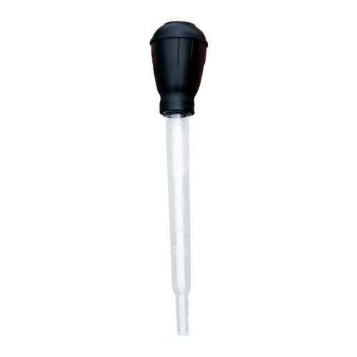 1 Pcs Turkey Baster,Turkey Oil Suction Tube With Scale,1 Oz/30Ml Barbecue Transparent Turkey Baster,Soft Meat Baster Tool For Cooking,Portable Turkey Baster For Kitchen Bbq Daily Cooking,Black