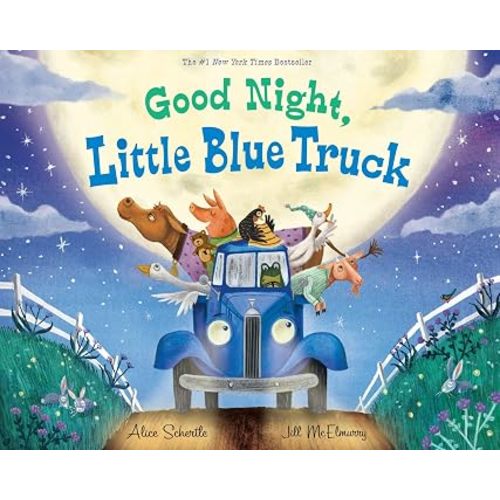 Good Night, Little Blue Truck: A Heartwarming Bedtime Story about Trucks, Farm Animals, and Friendship, For Kids (Ages 4-8)