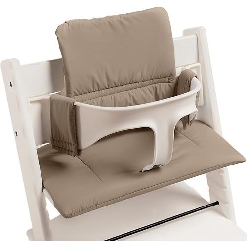 Cushion Compatible with Stokke Tripp Trapp - Waterproof Soft Seat Cushion for Infants, Babies & Toddlers - High Chair Accessories, Easy to Install, Easy to Clean - Mocha