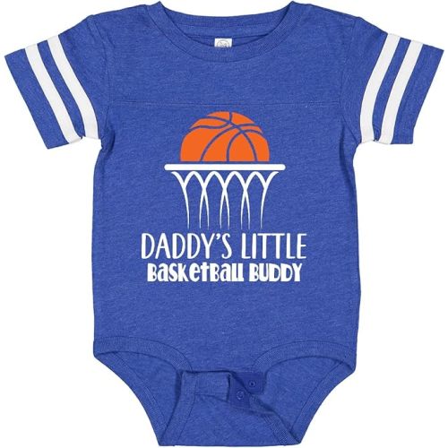 inktastic Daddys Little Basketball Buddy Boys Baby Bodysuit