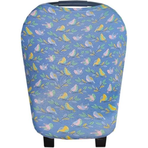 Copper Pearl Multi-Use Cover: Car Seat Covers, Nursing Cover, and Stroller Cover for Sun - Stretchy Fabric, All-Season Use, Stylish Designs, Easy Access for Moms - Birdie