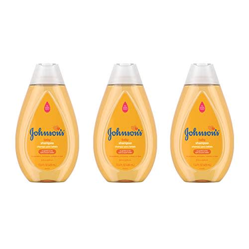 Johnson's Baby Shampoo with Tear-Free Formula, Shampoo for Baby's Delicate Scalp & Skin & Gently Washes Away Dirt & Germs, Free of Parabens, Phthalates, Sulfates and Dyes, 13.6 fl. oz (Pack of 3)