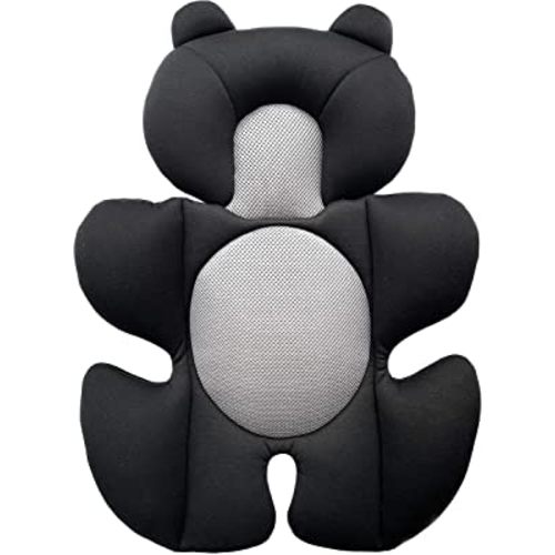 G Ganen Baby Comfort Support Cushion Stroller and Seat Comfort Cushion Insert Liner (Black Bear)