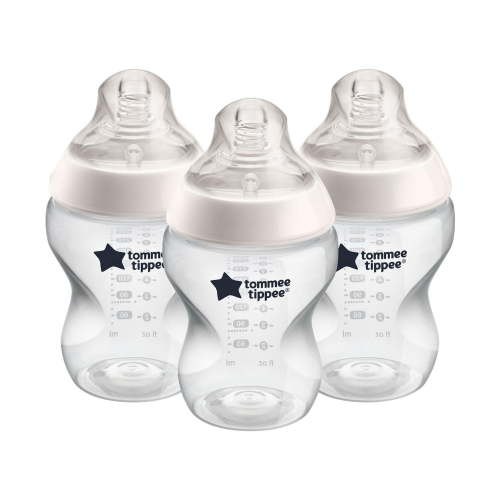 Tommee Tippee Closer to Nature Baby Bottles, Breast-Like Nipples with Anti-Colic Valve, 9oz, 3 Count, 9 Fl Ounces - Walmart.ca