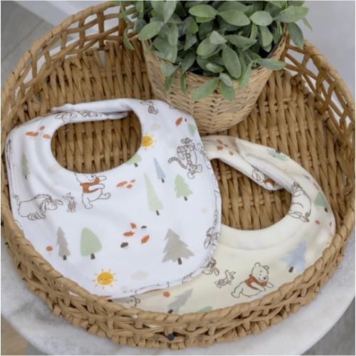 Disney Winnie the Pooh 2pk Dribble Bibs | Bubba Blue