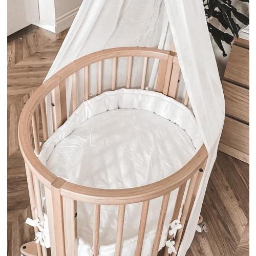 Fitted Cotton Sheet for Stokke Sleepi Mini, Handmade Baby Crib Sheet Buy 3 get 1 Free