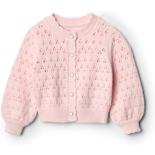 Amazon Essentials x Sofia Grainge Toddler and Baby Girls' Lightweight Cotton Cardigan Sweater