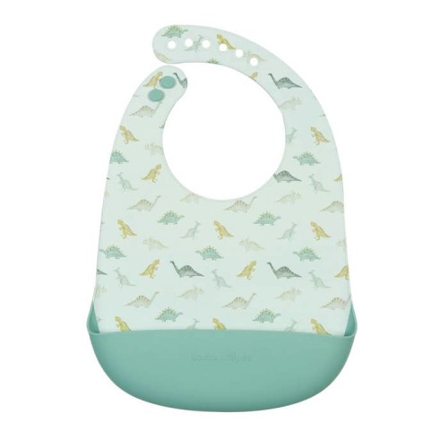 Patterned Silicone Bib