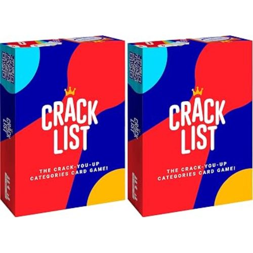 SAVANA Crack List - The Crack-You-Up Categories Card Game | 2+ Players | Quick and Hilarious Game for Kids, Teens and Adults | Family Board Games