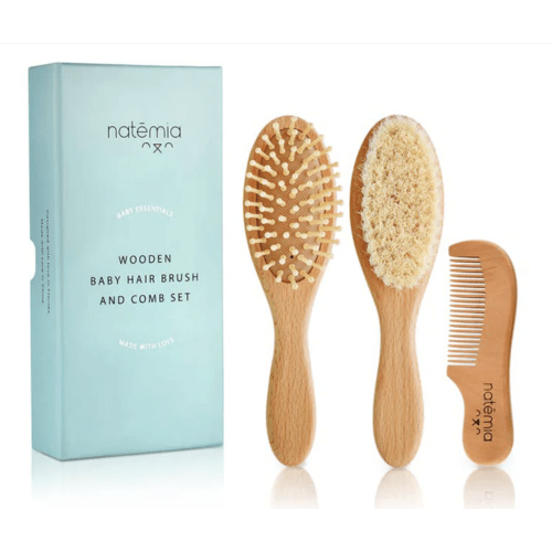 Wooden Hair Brush Set