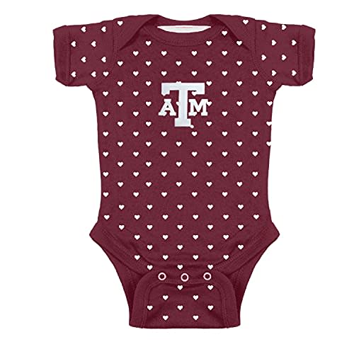 Two Feet Ahead Hearts Baby Bodysuit Creeper Baby Girl Clothes Newborn Infants Sizes 0-3M 6M 12M