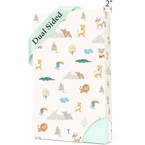 38x24 Baby Mattresses-Pack and Play Mattress,Pack N Play Mattresses,Playpen Mattress for Pack N Play,Pack and Play Mattress Pad;Use Excluded-Breathable Soft Memory Foam Firm Mattress for Porta Crib