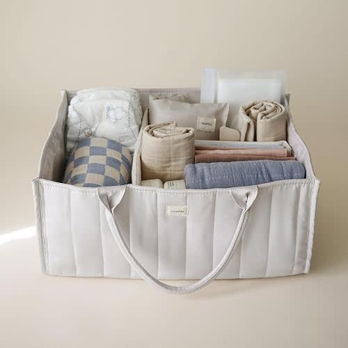 mushie Baby Diaper Caddy