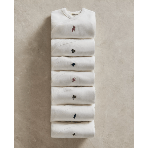 EMBROIDERED COTTON BODYSUIT SET (PACK OF 7) - See all - NEW COLLECTION - KIDS AND BABY - BABY | Zara Home United States of America