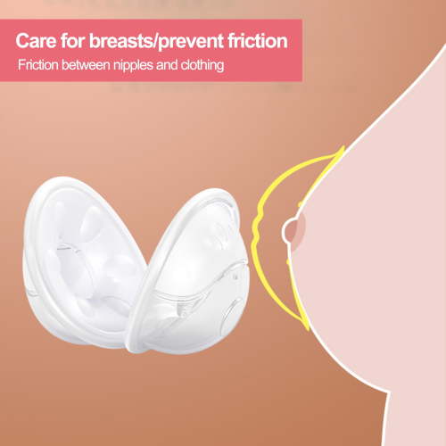 Biplut 2Pcs Breast Shells Comfortable Nursing Cups No Wasted Silicone Milk Collectors for Sore Nipple Milk Saver