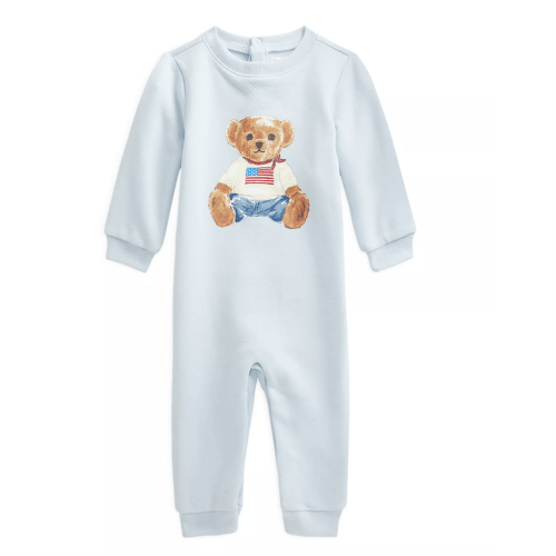 Polo Unisex Polo Bear Fleece Coverall - Baby