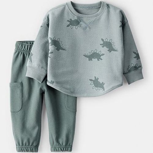 Baby Carter’s Dinosaur Long-Sleeve Tee & Pant Set