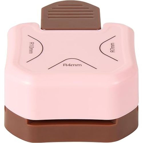 QIQQIKIN Corner Rounder Punch Pink,Paper Punches for Crafting,Cardstock,Edge Cutter,Scrapbook,Card Making Supplies,Journaling Accessories, Photos Cards Scrapbooking