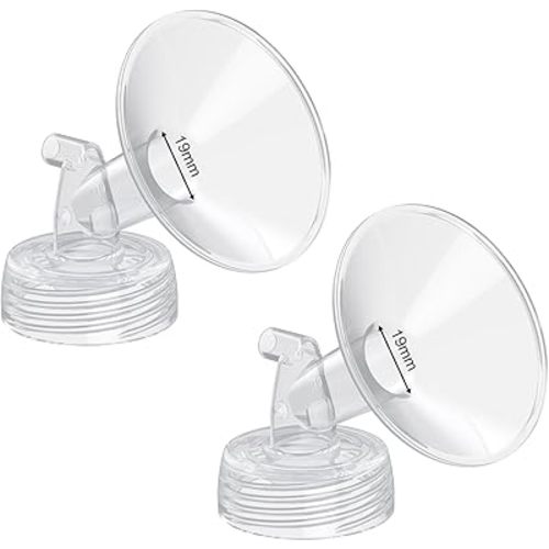 Paruu Pump Parts Compatible with Spectra S1/S2/9 Plus, Not Original Accessories, Replacements Include 19mm Flange, 2Pack