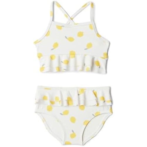 Amazon Essentials x Sofia Grainge Toddlers and Baby Girls' Two-Piece Swimsuit with Crisscross Straps