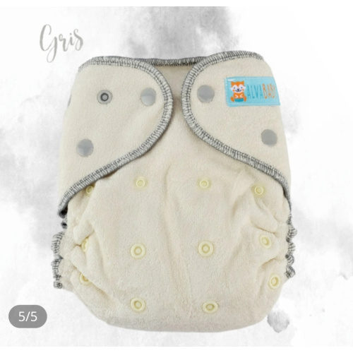 ALVABABY Bamboo Fitted Diapers 1.0 and 2.0 One Size Reusable Cloth Baby Diapers Ideal Choice for Heavy Wetters Nighttime