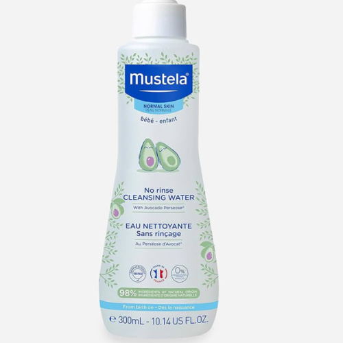 Mustela No-Rinse Micellar Cleansing Water for Babies - Made with Natural Avocado Perseose & Aloe Vera - Safely Cleans Baby's Face, Hands & Diaper Area - 1 or 2-Pack - Various Sizes