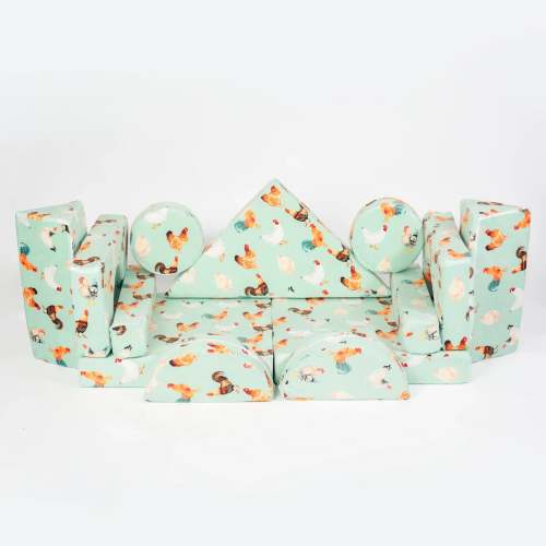 Mint Chicken Kids 14pc Foam Couch – American Farm Company
