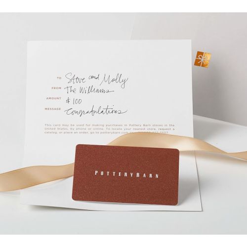 Pottery Barn Gift Card ($0-$100)