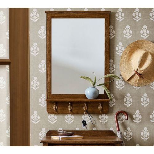 Summerville Mirror With Hooks