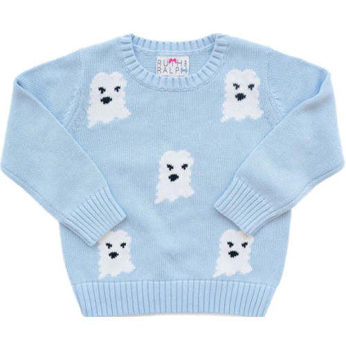 Ruth and Ralph - Blue Ghost Sweater - Sweet E's Children's Boutique
