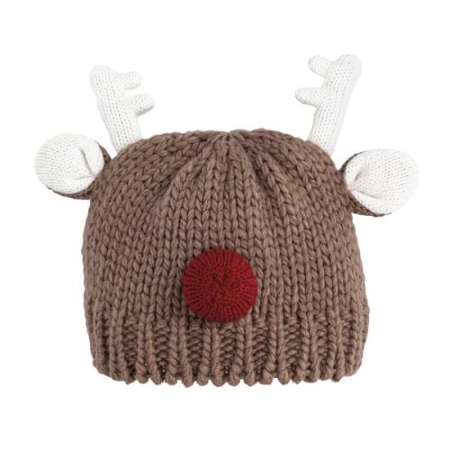 Reindeer Chunky Knit Hat