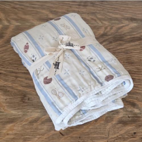 Vintage Sports QUILTED 6 Layer Gauze Blanket