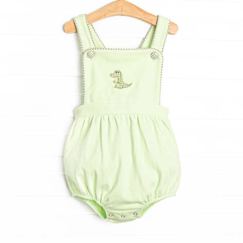 Carolina Croc Applique Sunsuit, Green – Stitchy Fish