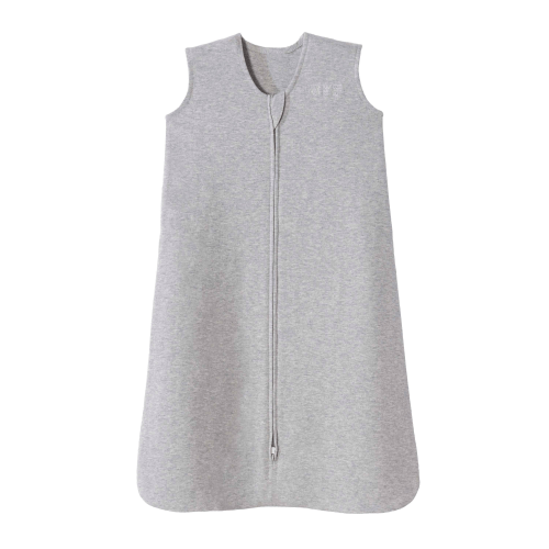 Heather Gray Cotton Wearable Baby Blanket XL | HALO