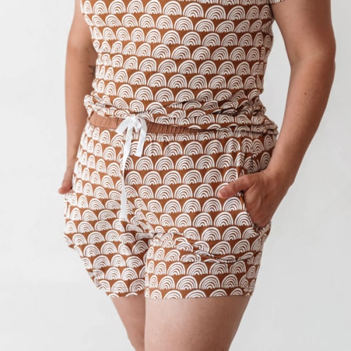 Rust Rainbows Women's Pajama Shorts - Little Sleepies