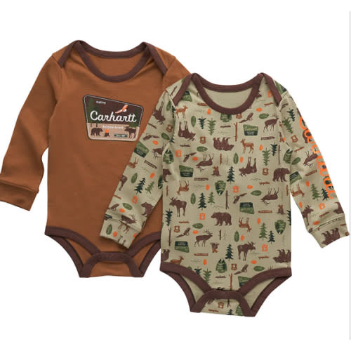 Boys' 2-Piece Long Sleeve Outdoor Bodysuit Set (Baby) | Shop all Boys | Carhartt