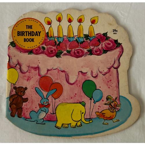 Vintage 1970 Golden Shape Birthday Book by Jane Ike - Collectible Children’s Book