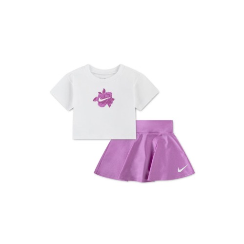 Move with Nature Graphic T-Shirt & Skort Set