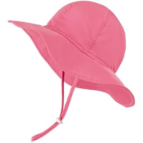 HECCEI Baby Sun Hat, DryShade WhaleFold Outdoor Summer Hat, UPF 50+ Infant Beach Hat for 0-24 Months Toddler Boys & Girls