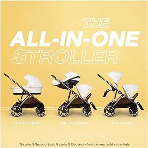 Cybex eGazelle/Gazelle S Second Seat, Moon Black