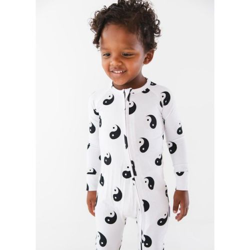 Convertible Romper | Yin & Yang | Charlie Lou Baby | 0-3M