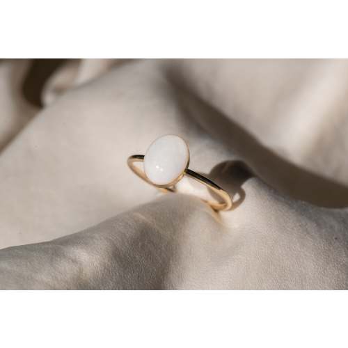 Mothers Milk Large Oval Ring - 14k Gold Filled – Gems and Juniper