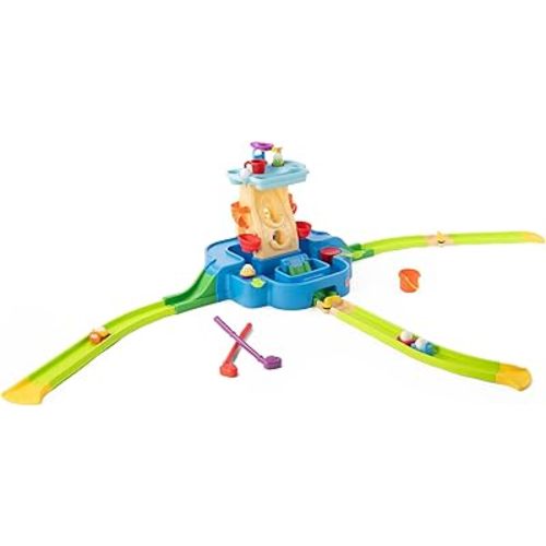 Step2 Putt & Splash Adventure Center, Kids Water Tower, Mini Golf Playset, 33 Accessories, Clubs, Golf Balls, Ages 1.5+ Years