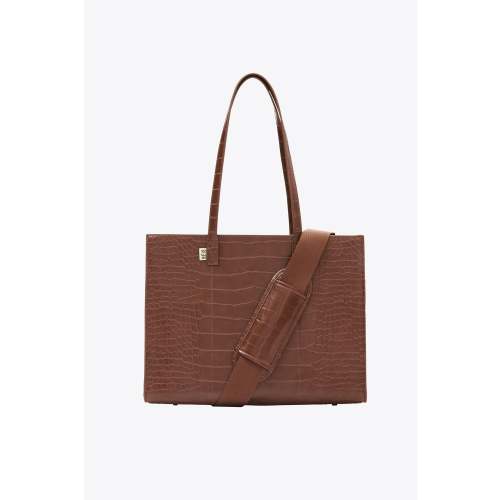 BÉIS 'The Work Tote' in Maple - Brown Laptop Bag & Office Work Tote