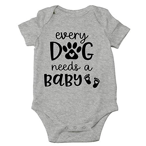 CBTwear Every Dog Needs a Baby - Baby Clothes - Funny Newborn Bodysuit Outfits for Boys and Girls